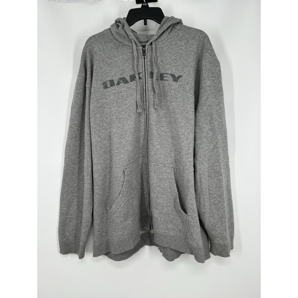 Oakley Y2K Surf Style‎ Vintage Full Zip Up Fleece Jacket Graphic Mens XXL 2XL